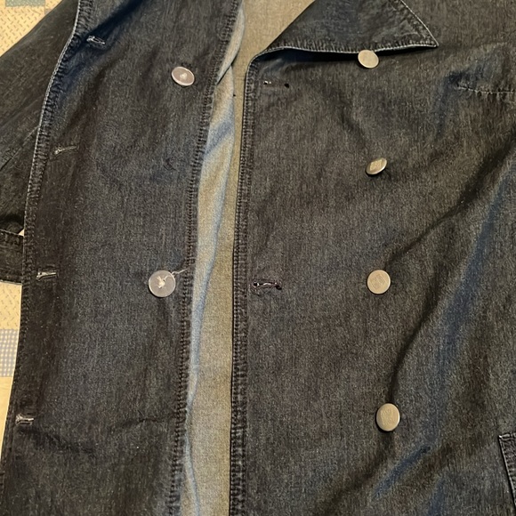 Talbots Denim Trench Coat - Picture 9 of 16